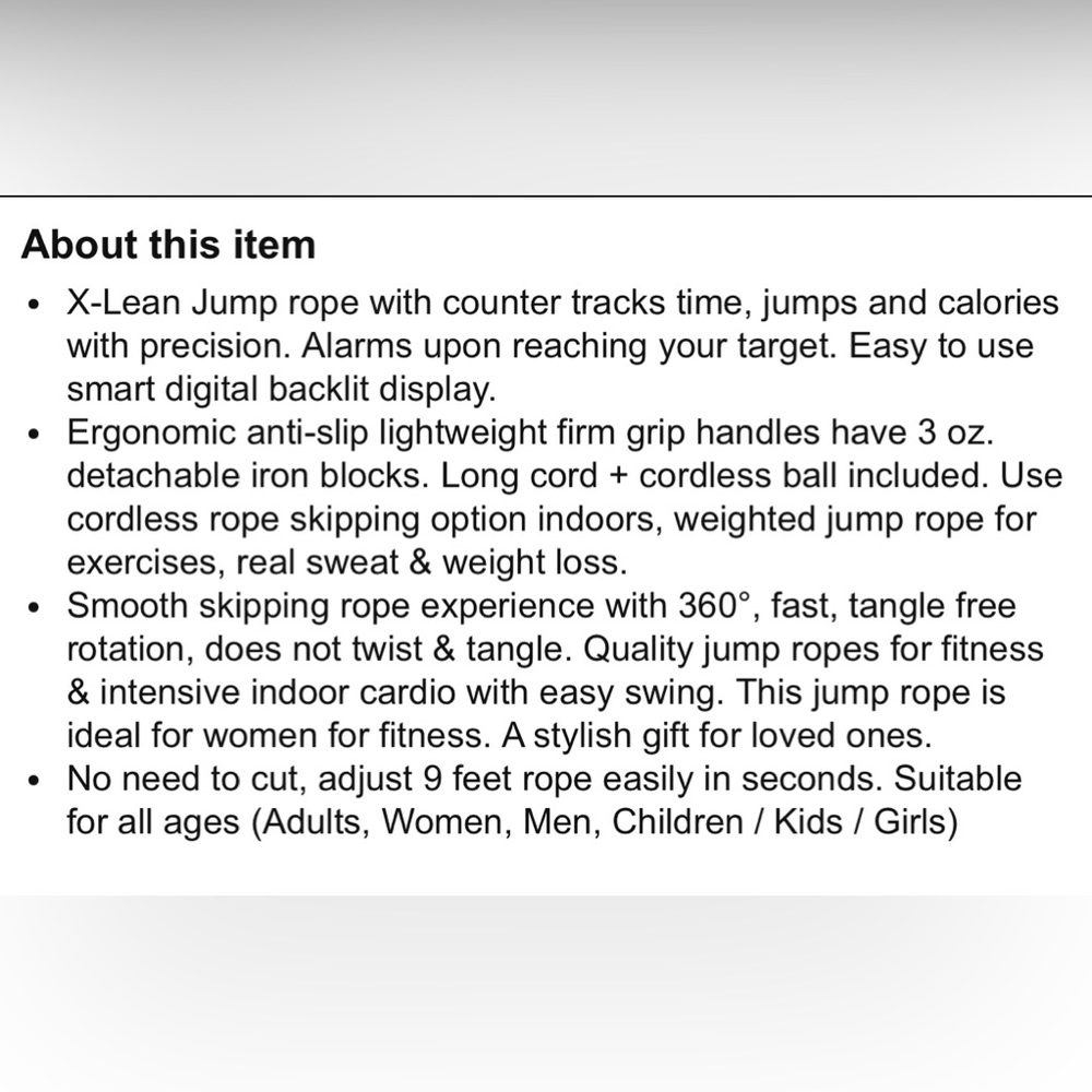 🆕X-Lean Smart Digital Counter Jump Rope - Picture 4 of 6